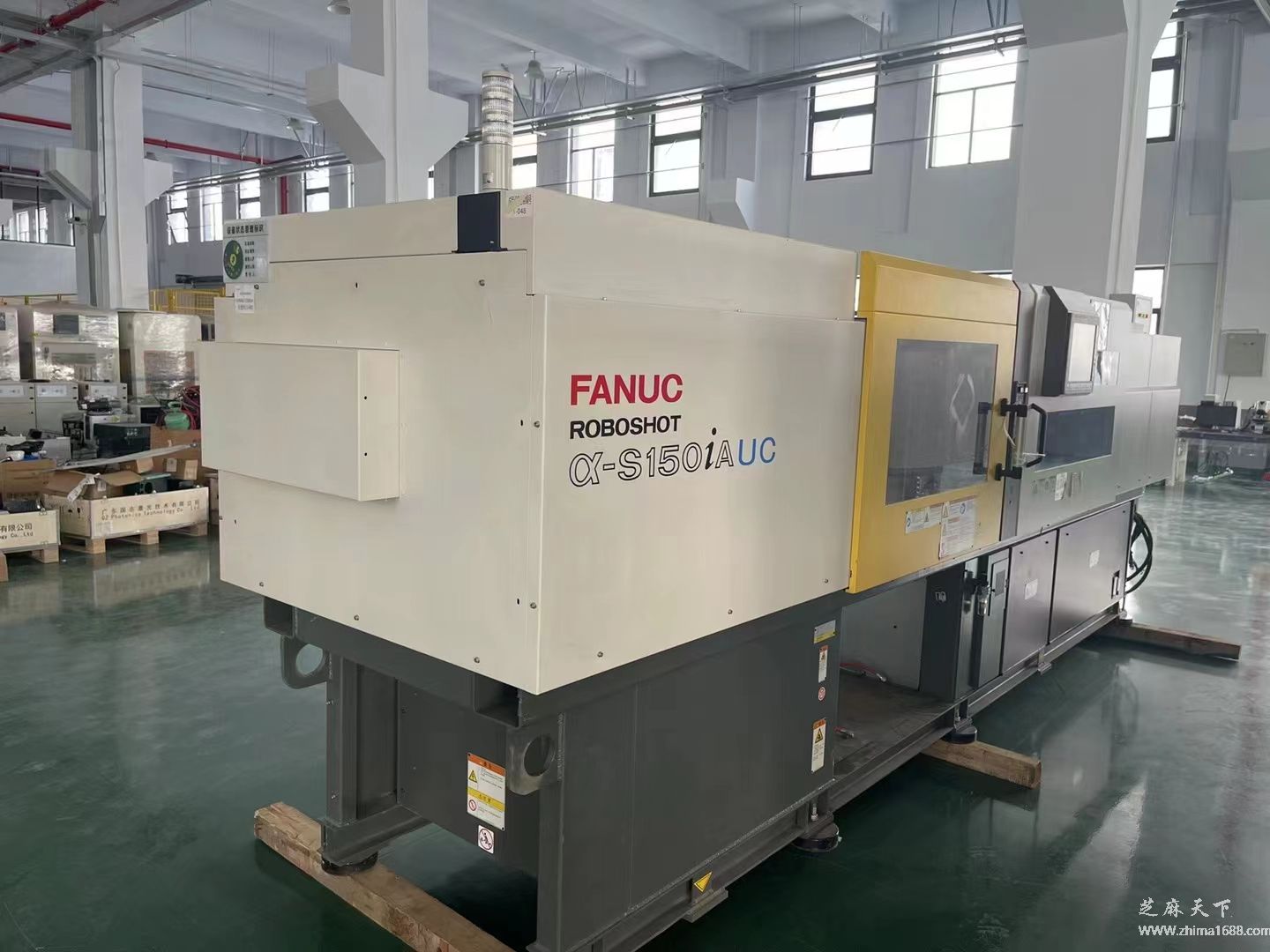 二手发那科(kē)FANUC α-S150IA UC全電(diàn)动高射速注塑机（150吨）