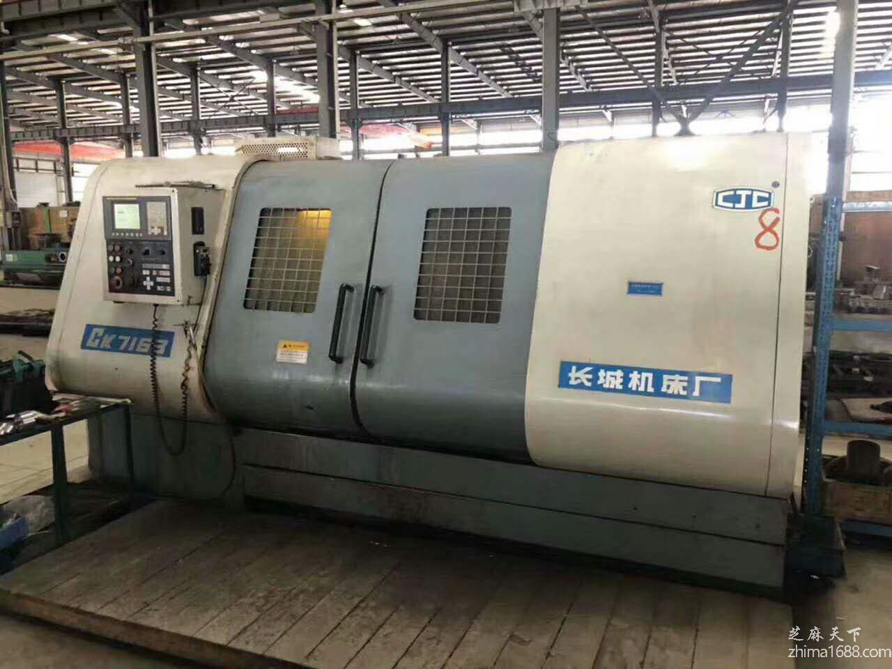 二手長(cháng)城GK7163斜身数控車(chē)床