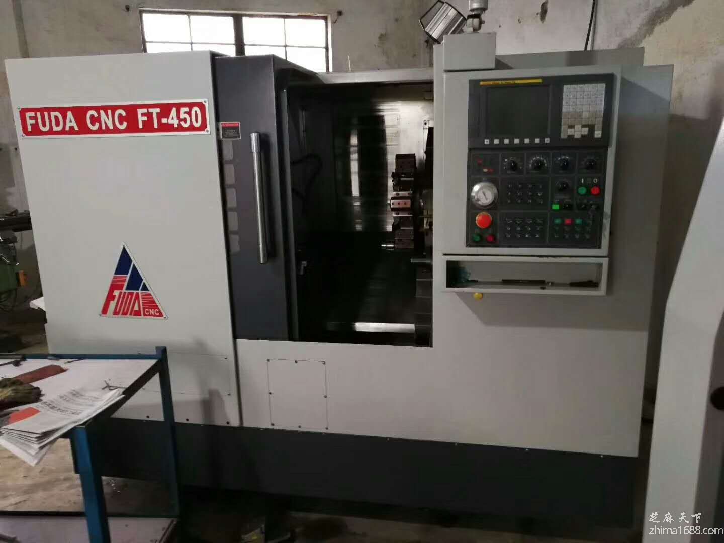 二手台湾富大FUDA CNC FT-450数控車(chē)床